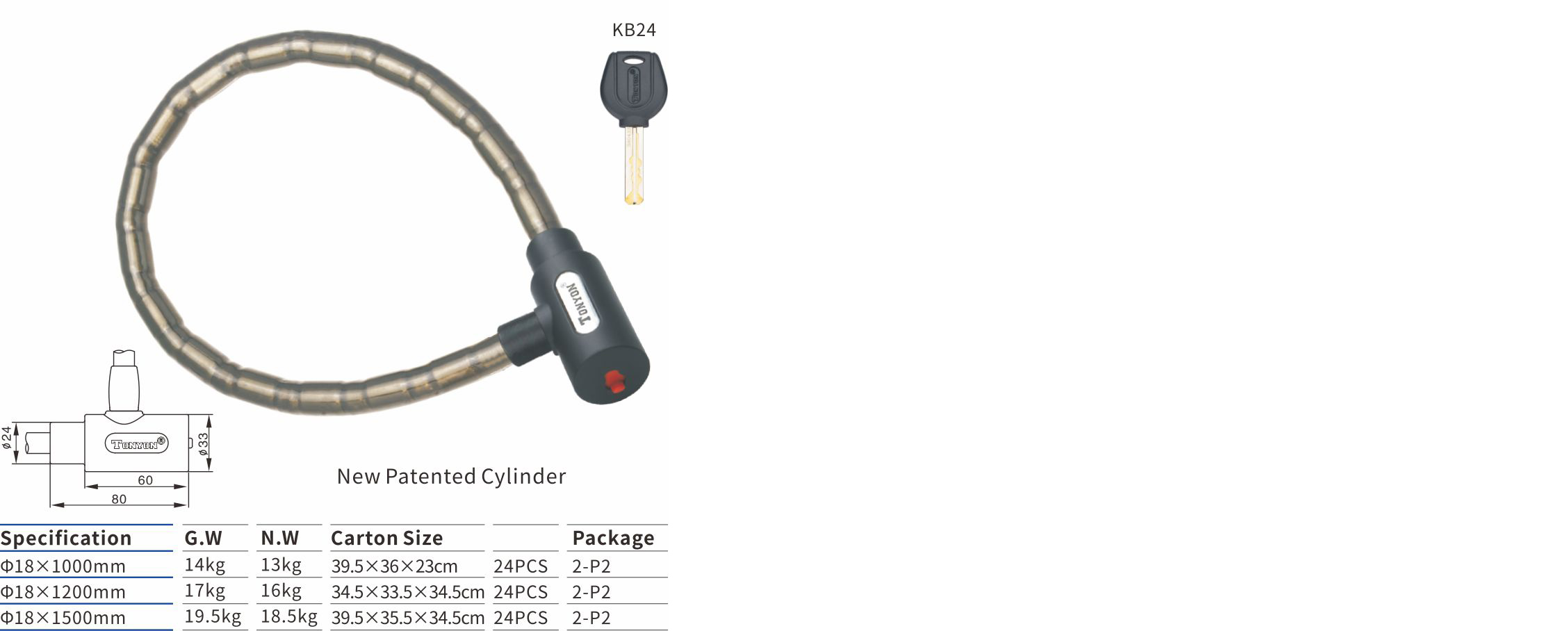 tonyon combination lock